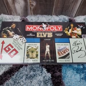 🔥Elvis Presley Monopoly 25th Anniversary Collecto